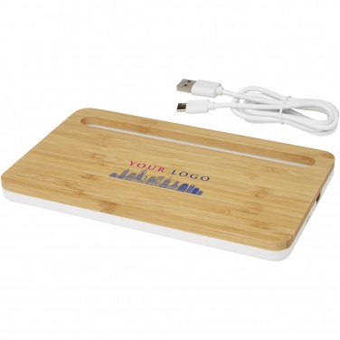 Logotrade advertising product image of: Medake 10W bamboo wireless charger