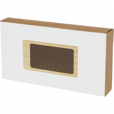 Logotrade promotional merchandise picture of: Alata 8000 mAh bamboo solar power bank