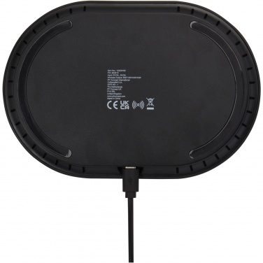 Logo trade corporate gift photo of: Ray wireless charging pad with RGB mood light