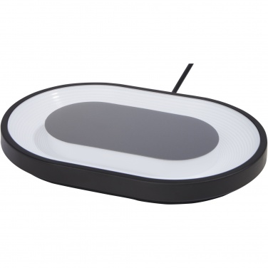 Logo trade business gift photo of: Ray wireless charging pad with RGB mood light