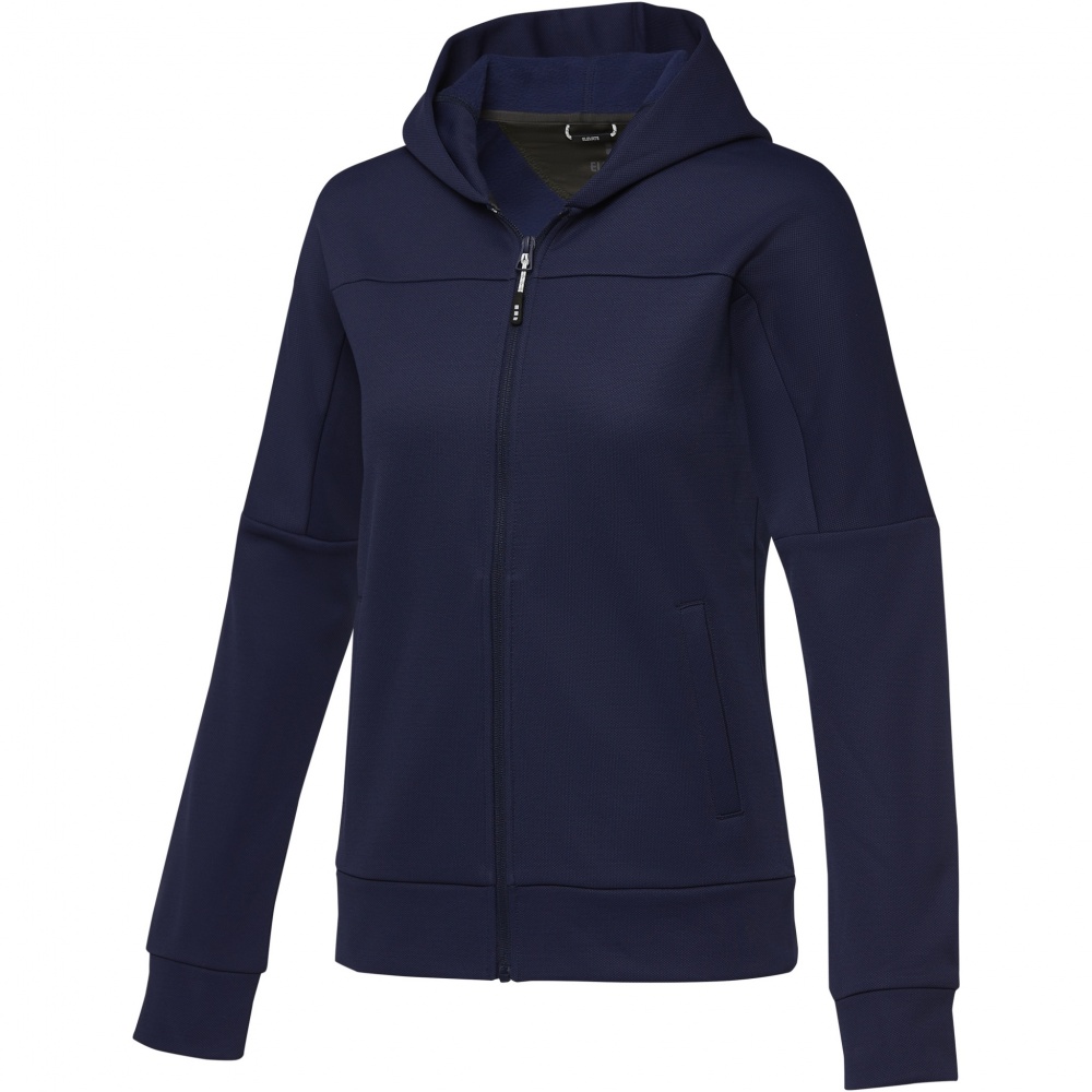 Logo trade promotional merchandise photo of: Nubia women's performance full zip knit jacket