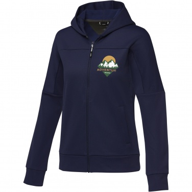 Logo trade promotional giveaway photo of: Nubia women's performance full zip knit jacket