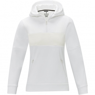 Logo trade promotional merchandise image of: Sayan women's half zip anorak hooded sweater