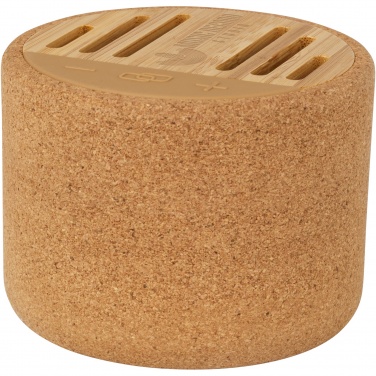 Logo trade promotional merchandise photo of: Cerris 5W cork Bluetooth® speaker
