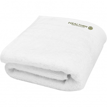 Logo trade corporate gift photo of: Nora 550 g/m² cotton towel 50x100 cm