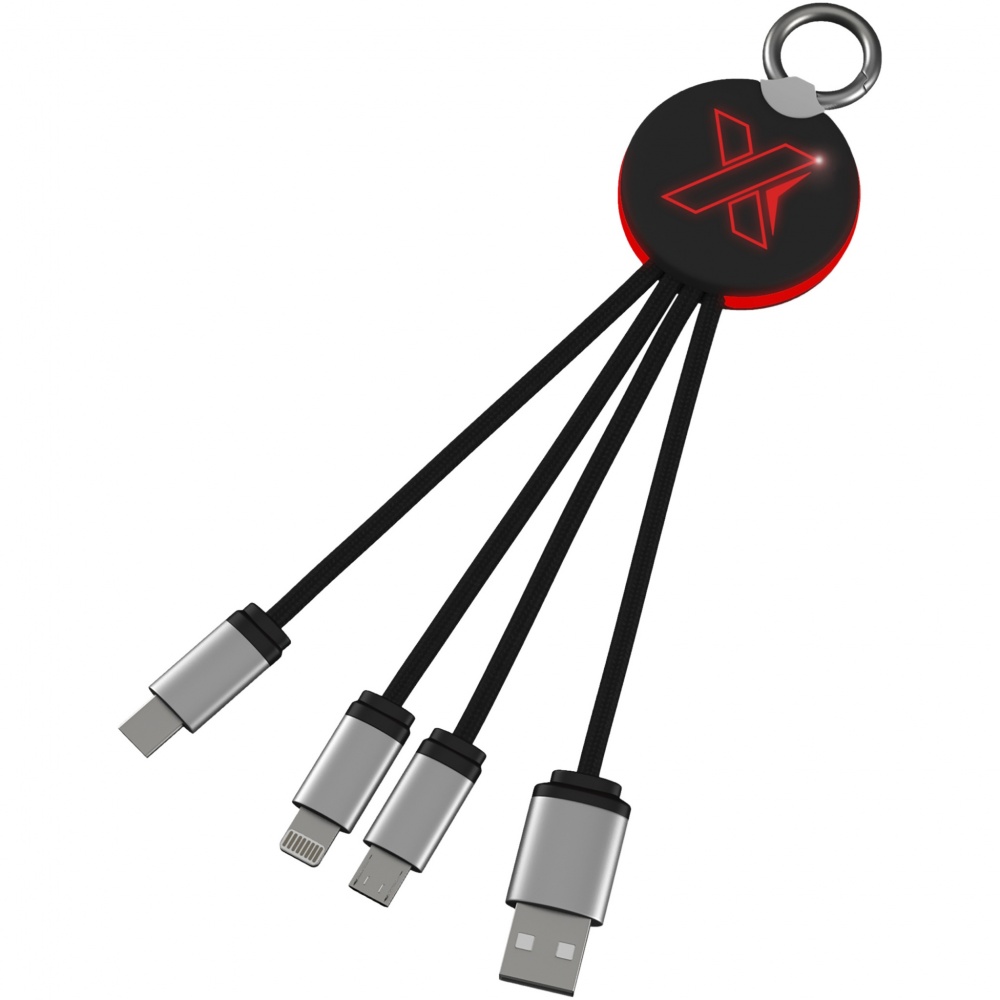 Logo trade promotional giveaways image of: SCX.design C16 ring light-up cable