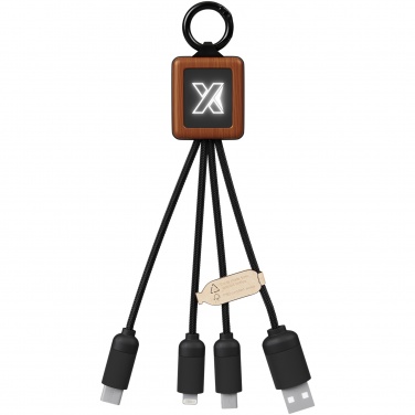 Logo trade promotional product photo of: SCX.design C19 wooden easy to use cable