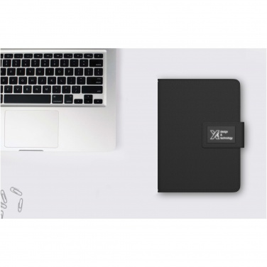 Logotrade promotional giveaways photo of: SCX.design O16 A5 light-up notebook power bank