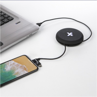 Logotrade promotional giveaway image of: SCX.design C18 3-in-1 travel light-up cable