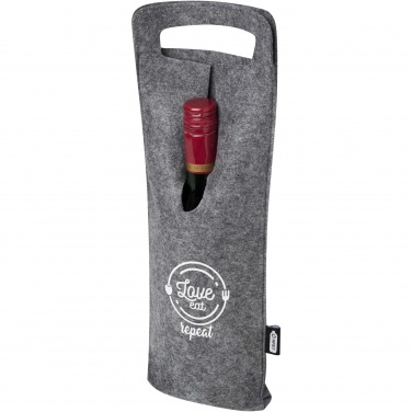 Logotrade advertising product image of: Felta 75 cl GRS recycled felt wine bag