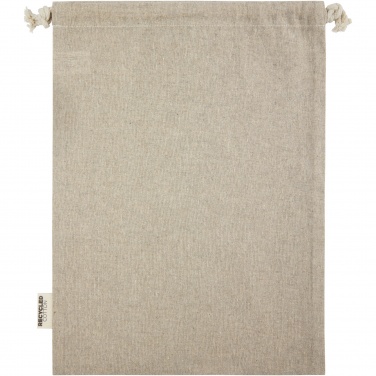 Logo trade advertising products image of: Pheebs 150 g/m² GRS recycled cotton gift bag large 4L