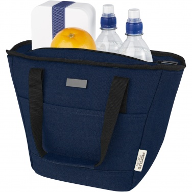 Logo trade promotional giveaways picture of: Joey 9-can GRS recycled canvas lunch cooler bag 6L