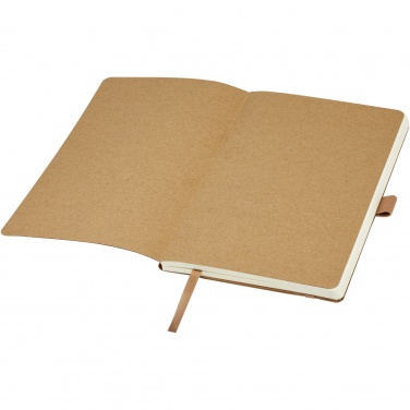 Logo trade corporate gift photo of: Kilau recycled leather notebook 