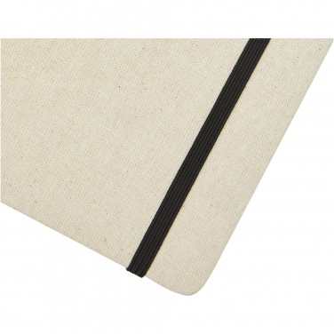 Logo trade promotional gifts picture of: Tutico organic cotton hardcover notebook