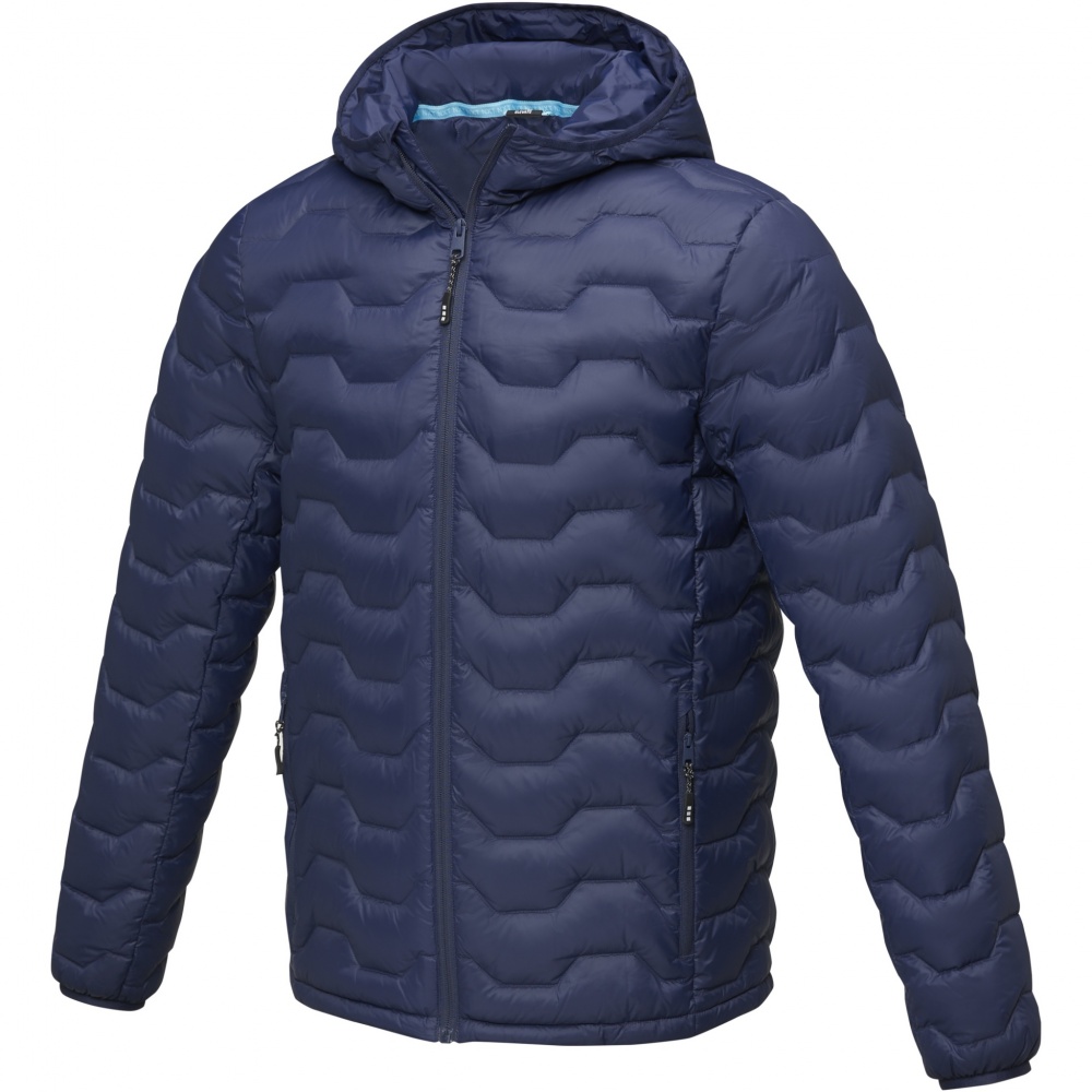Logo trade corporate gifts image of: Petalite men's GRS recycled insulated down jacket