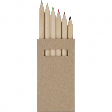 Logotrade promotional giveaway image of: Artemaa 6-piece pencil colouring set