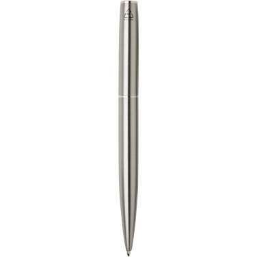 Logotrade corporate gift image of: Didimis recycled stainless steel ballpoint and rollerball pen set