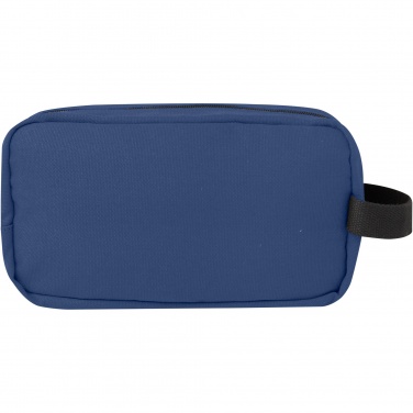 Logo trade promotional products image of: Joey GRS recycled canvas travel accessory pouch bag 3.5L