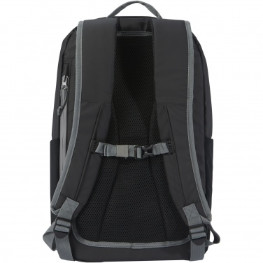 Logo trade promotional giveaways image of: Aqua 15" GRS recycled water resistant laptop backpack 21L