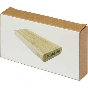 Logotrade promotional product image of: Tulda 10.000 mAh bamboo power bank