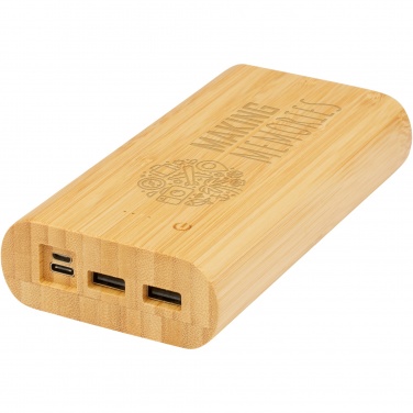 Logotrade promotional gift image of: Tulda 20.000 mAh bamboo power bank