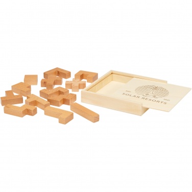 Logotrade promotional gift picture of: Bark wooden puzzle