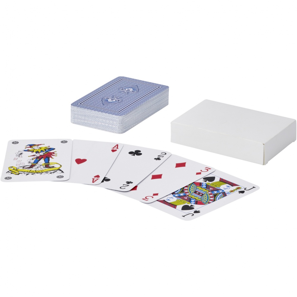Logo trade promotional giveaways image of: Ace playing card set