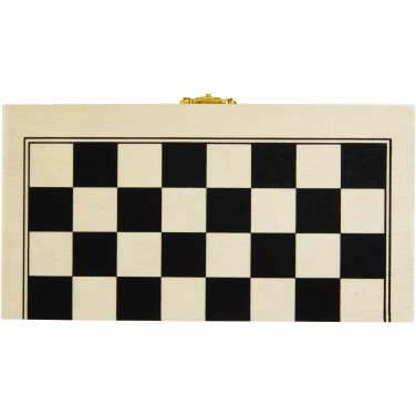 Logo trade corporate gifts image of: King wooden chess set