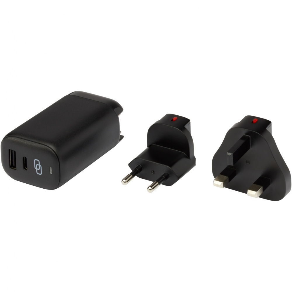 Logo trade corporate gifts picture of: ADAPT 25W recycled plastic PD travel charger