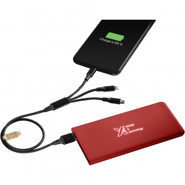 Logotrade promotional merchandise picture of: SCX.design P15 light-up 5000 mAh power bank