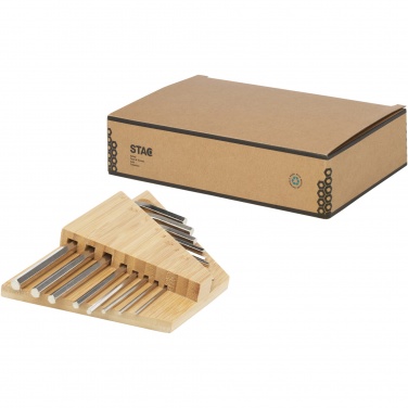 Logotrade corporate gift image of: Allen bamboo hex key tool set