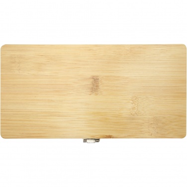 Logo trade promotional gift photo of: Rivet 19-piece bamboo/recycled plastic tool set