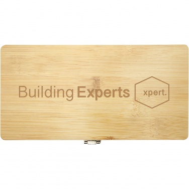 Logotrade business gift image of: Rivet 19-piece bamboo/recycled plastic tool set