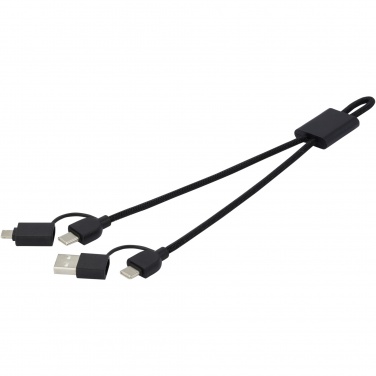 Logotrade promotional merchandise photo of: Connect 6-in-1 RCS recycled aluminium 45W quick charge & data transfer cable