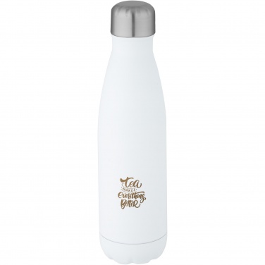 Logo trade promotional products picture of: Cove 500 ml RCS certified recycled stainless steel vacuum insulated bottle 