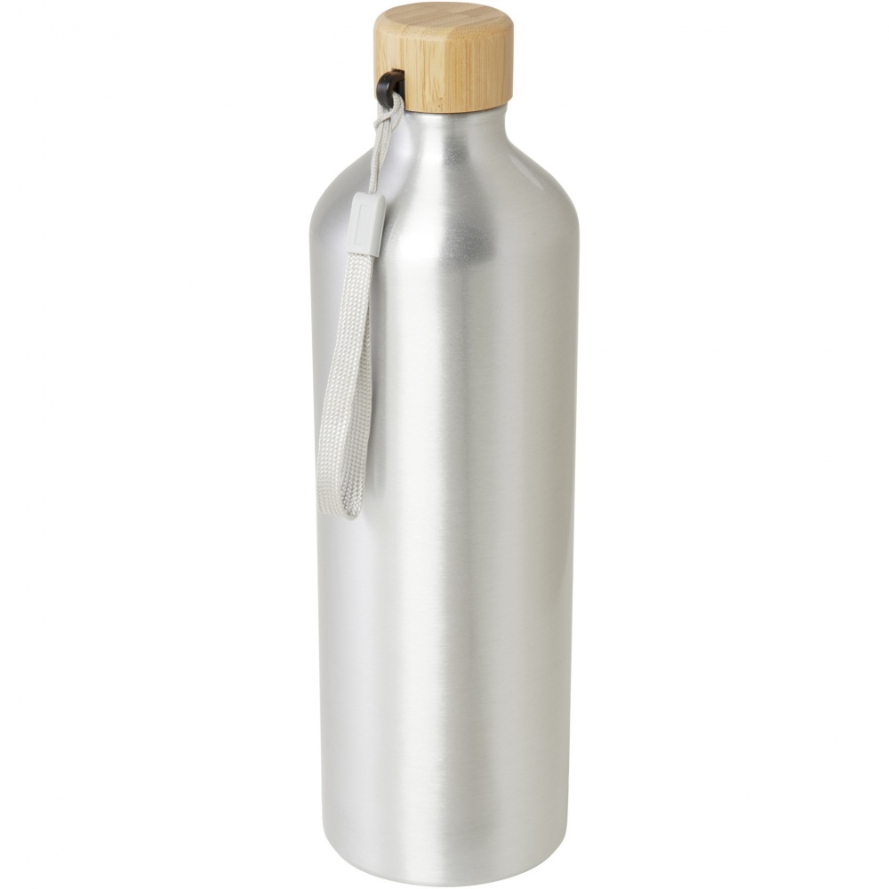 Logotrade corporate gift image of: Malpeza 1000 ml RCS certified recycled aluminium water bottle