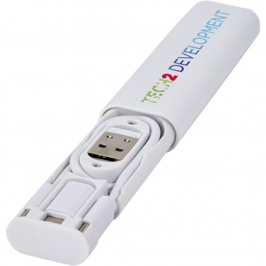Logo trade promotional merchandise image of: Whiz recycled plastic modular charging cable 