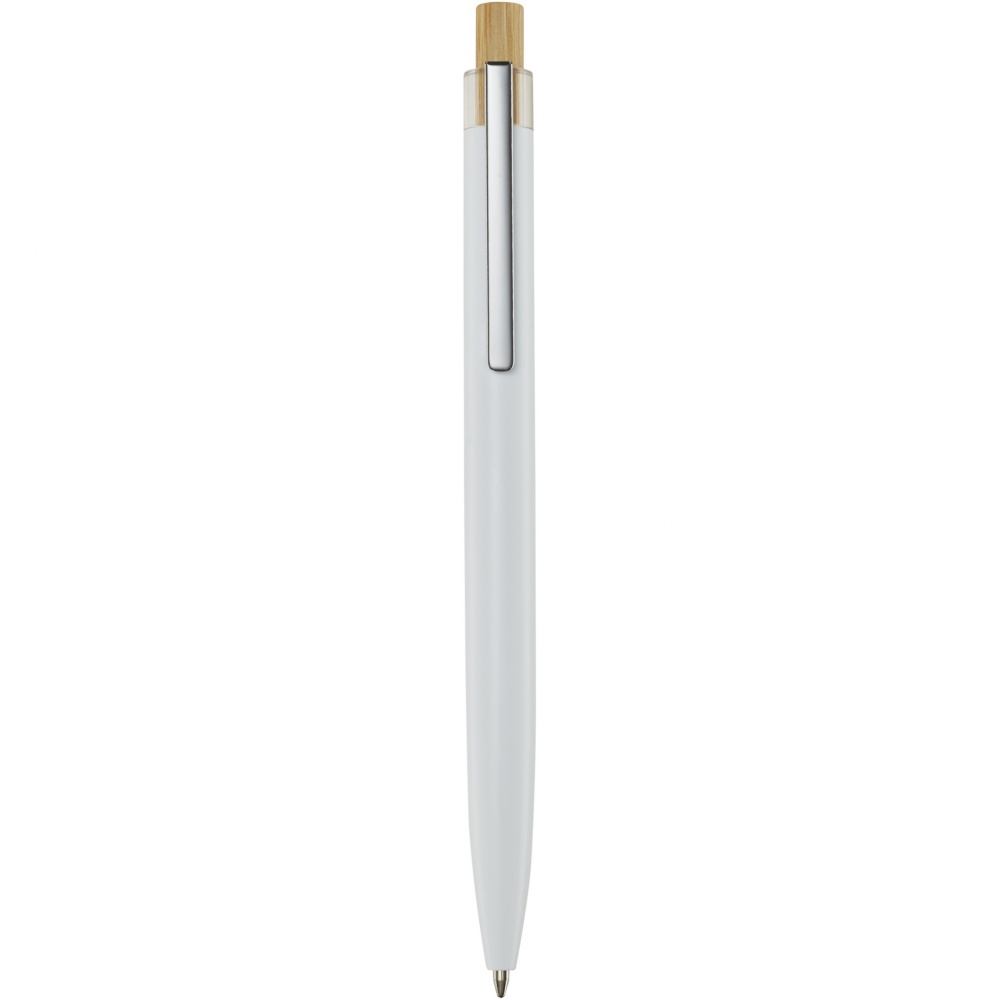 Logotrade promotional merchandise image of: Nooshin recycled aluminium ballpoint pen  (blue ink)