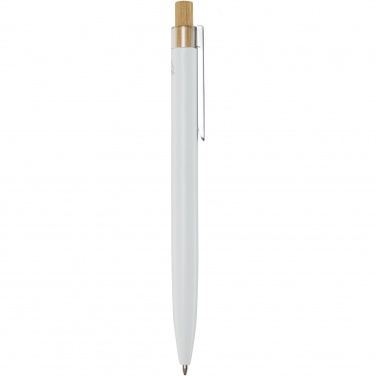 Logo trade promotional merchandise picture of: Nooshin recycled aluminium ballpoint pen  (blue ink)