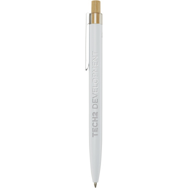 Logo trade promotional item photo of: Nooshin recycled aluminium ballpoint pen (black ink)