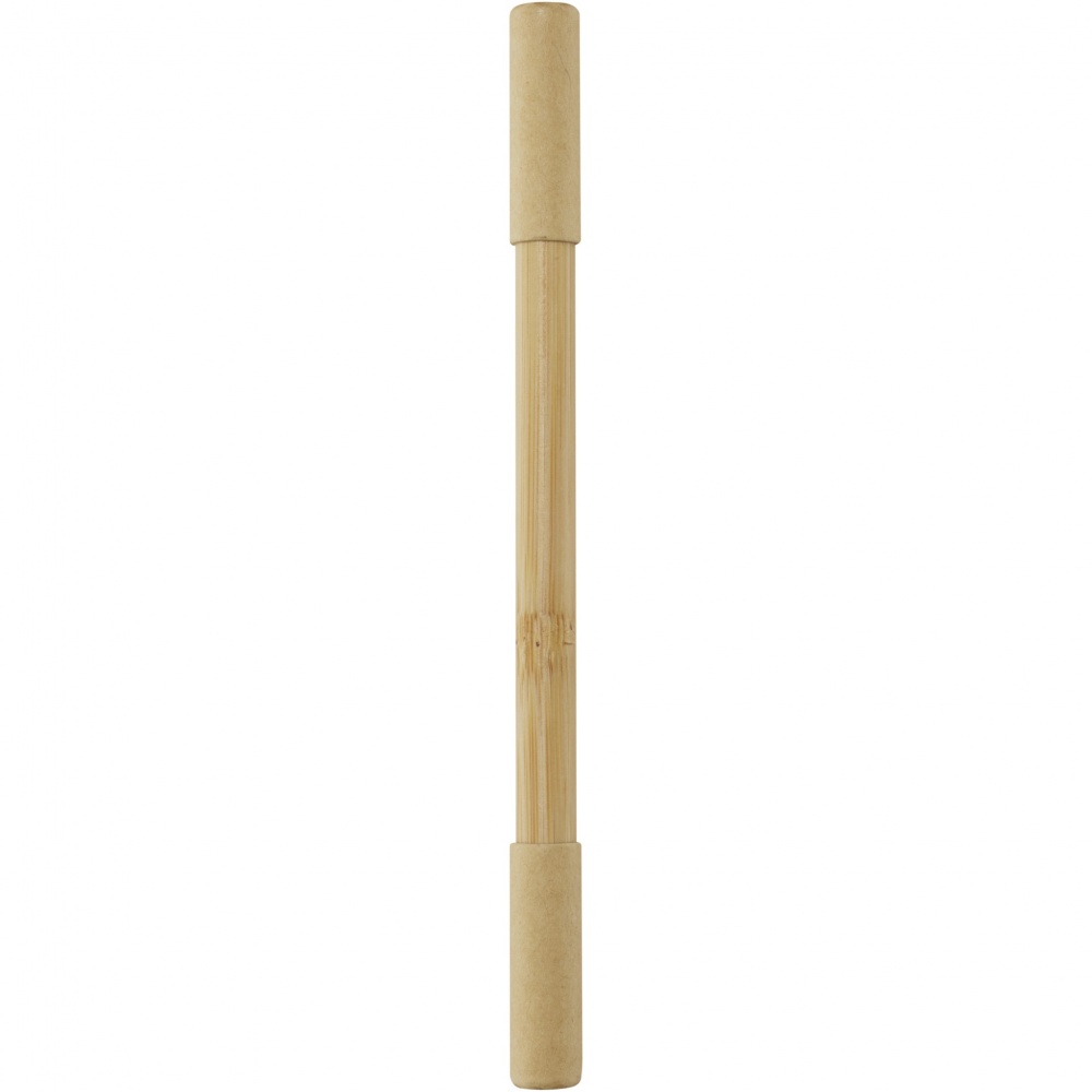 Logotrade promotional gift image of: Samambu bamboo duo pen