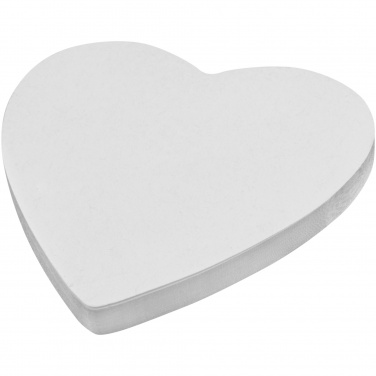 Logotrade advertising products photo of: Sticky-Mate® heart-shaped recycled sticky notes