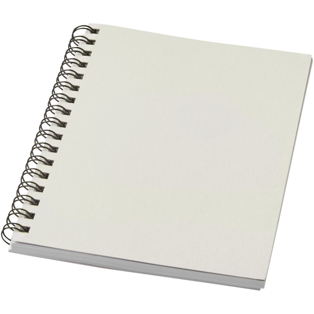 Logo trade promotional giveaways image of: Desk-Mate® A6 colour spiral notebook