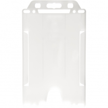 Logo trade promotional item photo of: Pierre recycled plastic card holder 