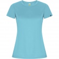 Imola short sleeve women's sports t-shirt, Turquois