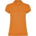Star short sleeve women's polo, Orange