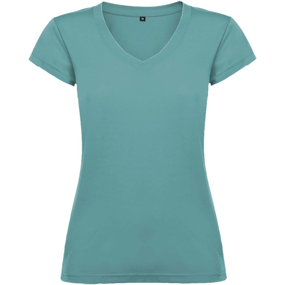 Logo trade promotional products picture of: Victoria short sleeve women's v-neck t-shirt