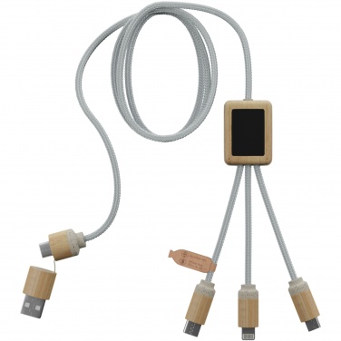 Logo trade corporate gifts image of: SCX.design C49 5-in-1 charging cable