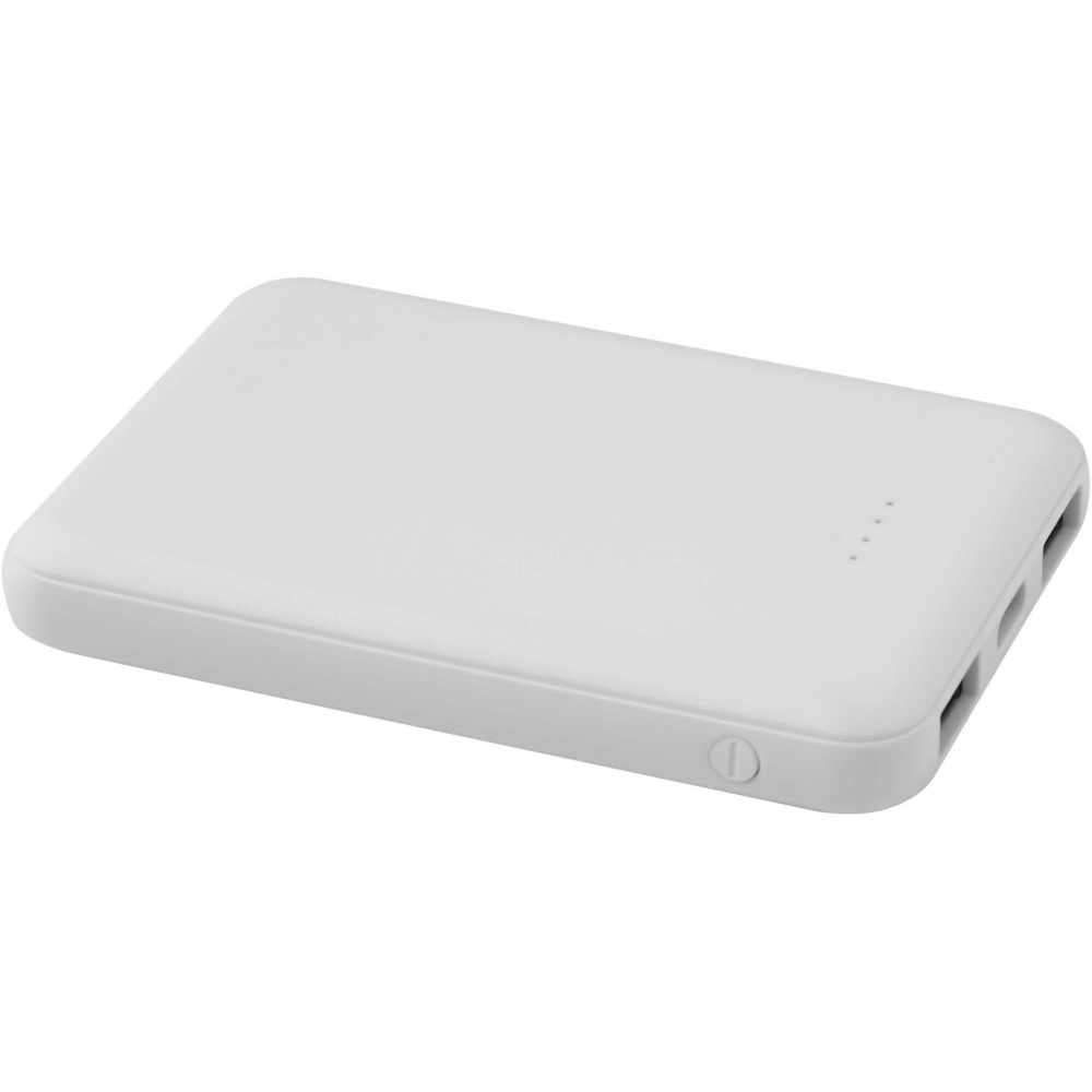 Logo trade promotional merchandise photo of: Asama 5000 mAh Type-C recycled plastic power bank