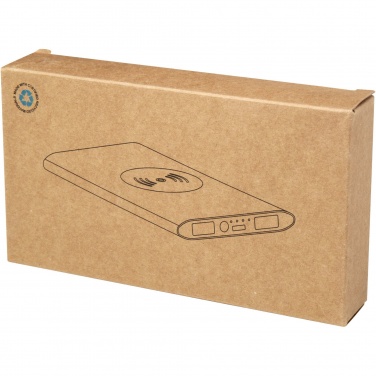 Logotrade business gifts photo of: Juice 8000 mAh Type-C recycled aluminium wireless power bank